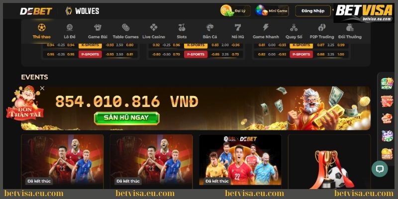 Game Debet - Nhà cái cá cược ăn tiền thật đạt chuẩn Châu Âu 2 Những lợi thế nổi bật của nền tảng game Debet