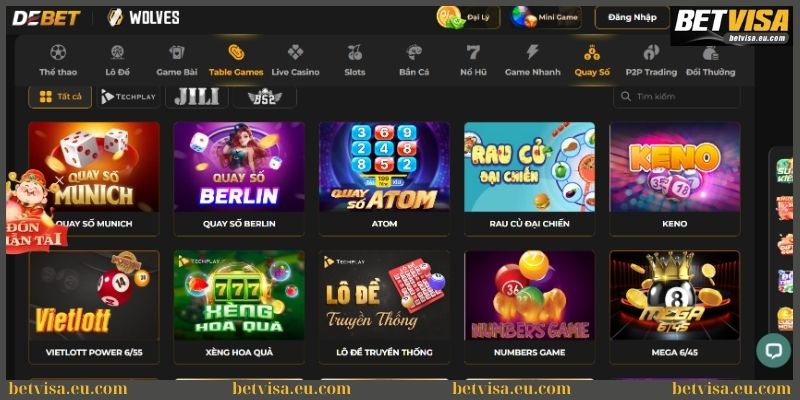 Game Debet - Nhà cái cá cược ăn tiền thật đạt chuẩn Châu Âu 3 Sản phẩm game Debet đạt chuẩn chất lượng cao