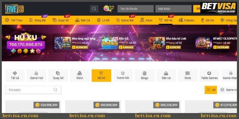 Game Five88 - Nơi hội tụ sản phẩm chất lượng nhất châu Á 3 Game slot mang đến đa chủ đề độc đáo