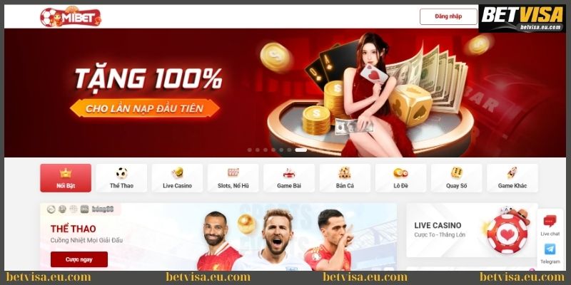 Tham gia cược tại Mibet nhận ưu đãi khủng 