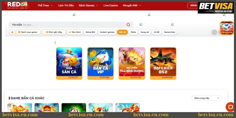 Game Red88 cung cấp bắn cá online có đồ họa đỉnh 