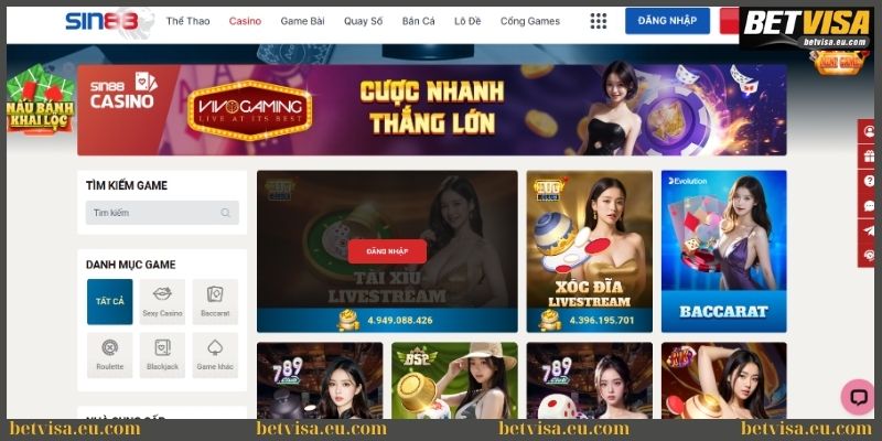 Review chi tiết hệ thống game Sin88 cực kỳ đa dạng