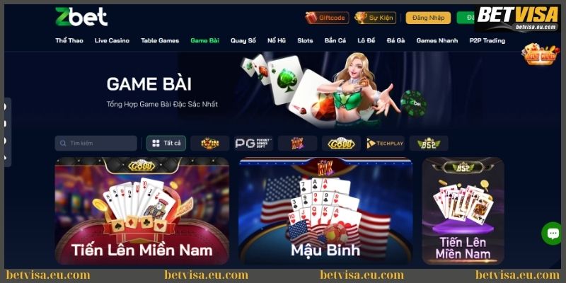 Game Zbet - Sân chơi cá cược uy tín và đẳng cấp toàn cầu 4 Game bài 3D Zbet mang đến trải nghiệm giải trí đỉnh cao