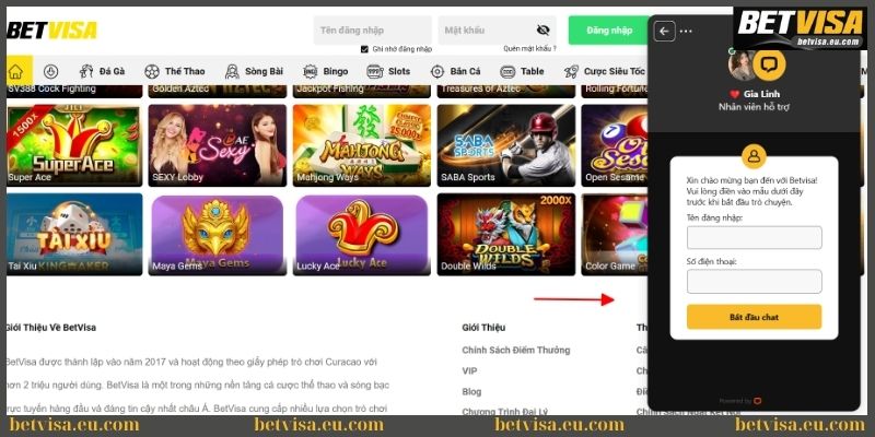 Liên hệ kết nối qua khung chat tiện lợi 